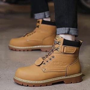 British Style New Modern Design Fashion Flat Non-Slip Sole Outdoor S Boots