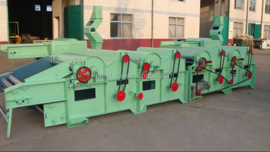 Textile Waste Recycling Production Line Carding Machine for Yarn Waste with Core Components Bearing and Motor