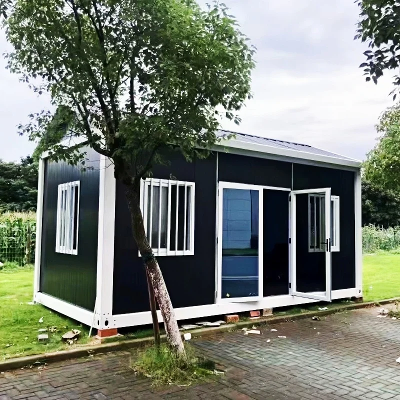 Luxury Portable 20/40ft Prefabricated Modular Integrated Container Home Demolishable Design Sandwich Panel Apartments Hotels