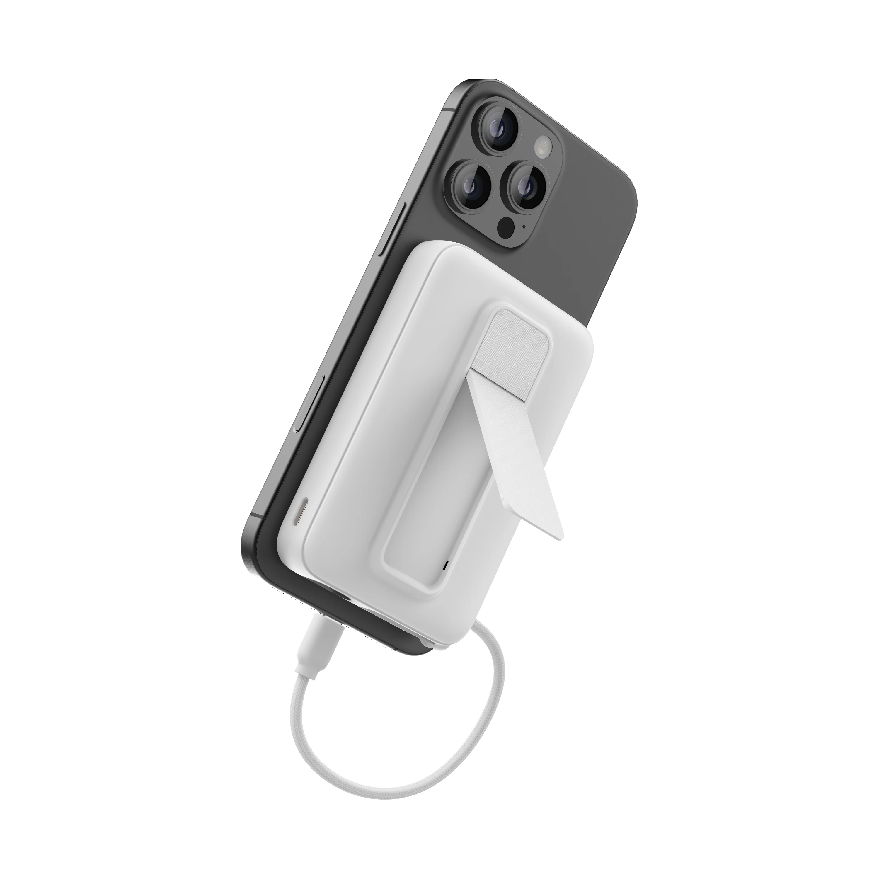 Magnetic Power Bank 10000mAh Built-in Type-C Cable 20W Digital Display Portable Charger PB191-C Compatible with iPhone 17/16/15