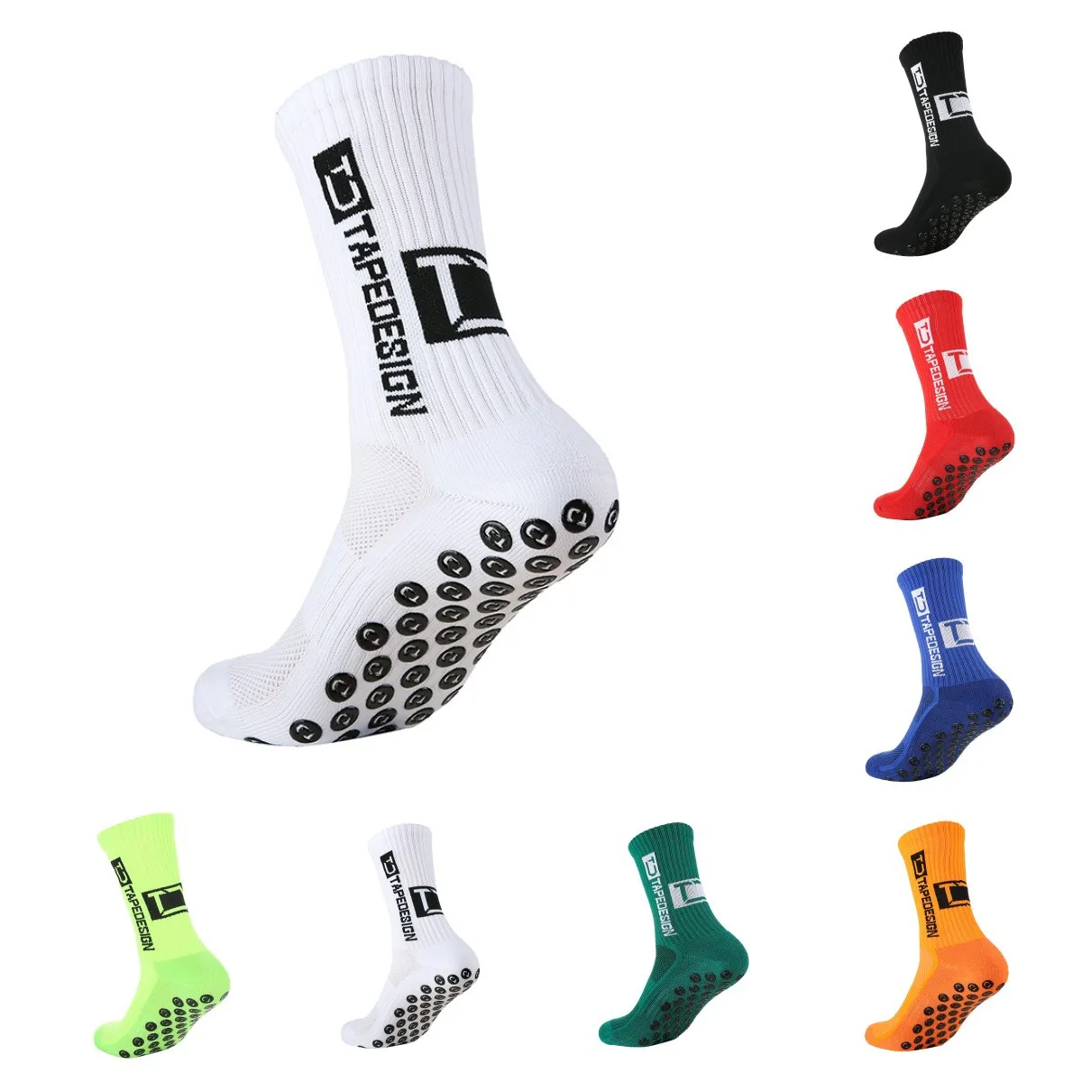 Men Sport Socks Custom Logo Soccer Grip Socks And Custom Anti Slip ...