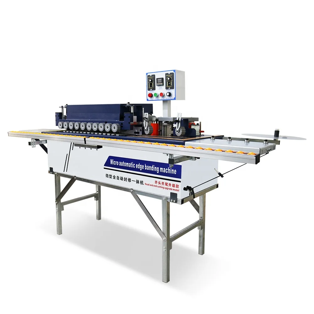 Automatic Small Portable Pvc Edge Banding Making Machine  Melamine Wood Manual Edge Banding Machine with Dust Removal Function