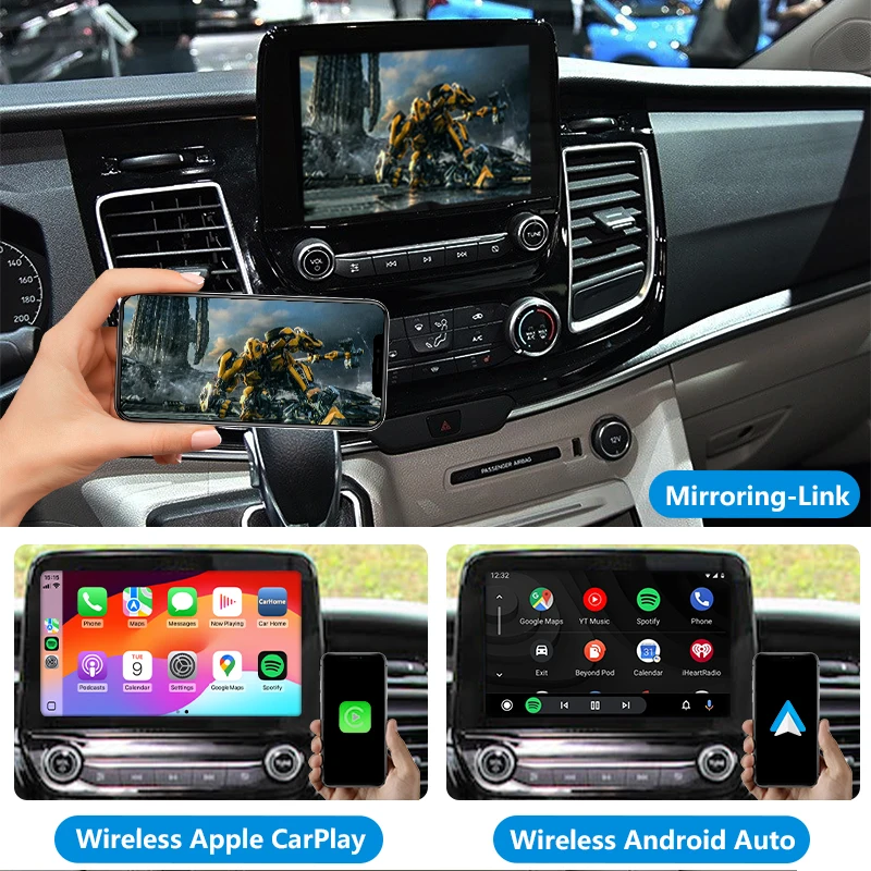 Explorer Escape Focus SYNC Upgrade Kit Wireless CarPlay and Android Auto Integration Auto Electronics for Ford Carplay Module
