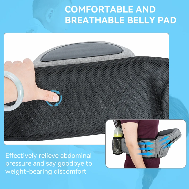 ODM OEM Factory Custom Durable Lightweight Newborn Toddler Hip Seat Carrier
