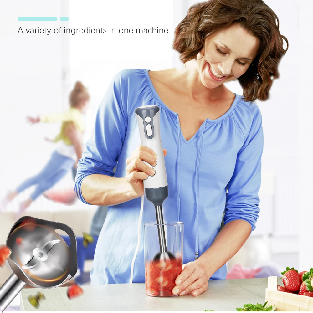 Strong Power Hand Stick Blender OEM Multi Function Handheld Smoothie Maker Blender for Kitchen