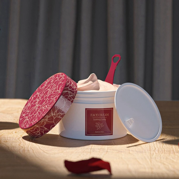 PC7045 High Quality Exquisite Personal Care Cosmetic Empty OEM Plastic Mask Jar,facial Mask Jar,wide Mouth Mask Jar