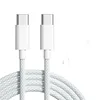 White Type-c to Type-c braided