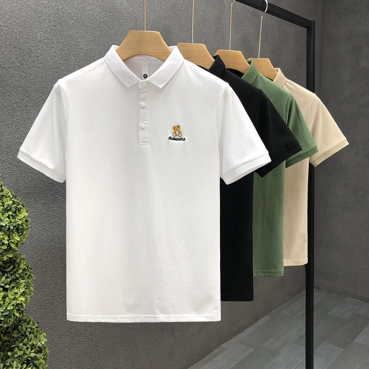 Custom Design Your Own Brand Polo Shirt Short Sleeve Men's 100 Cotton