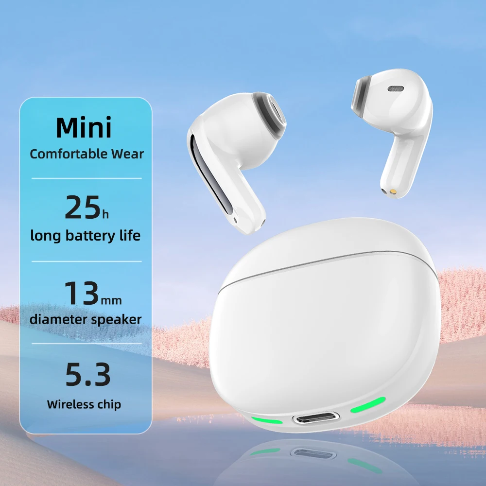 2024 True Wireless Stereo Earphones Bluetooth Earbuds V5.3 Ear Pods ...