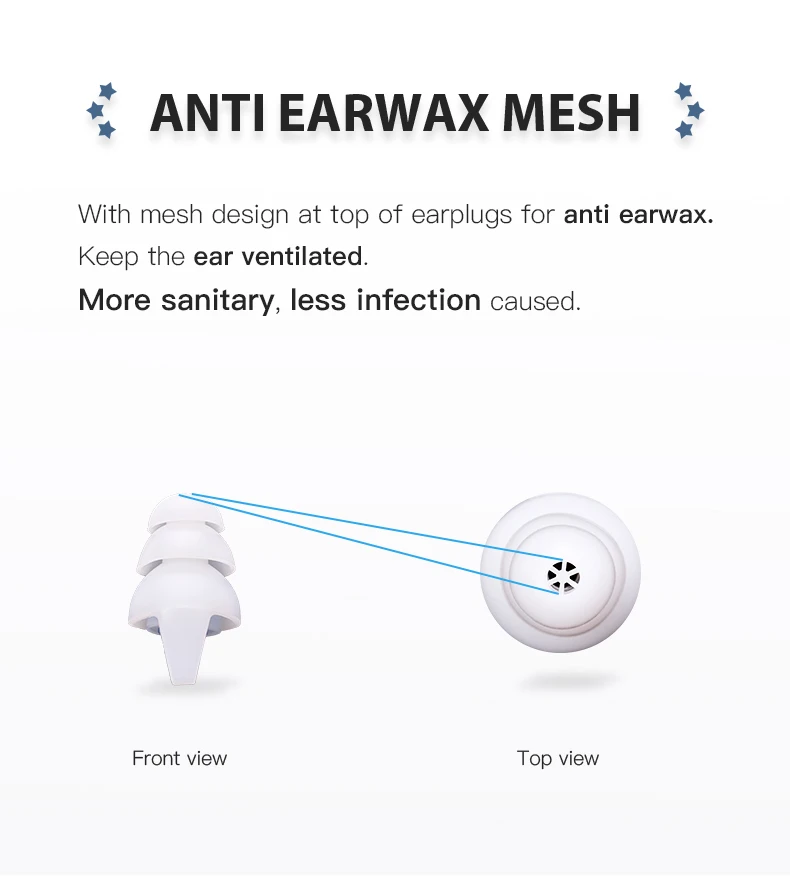 Earplugs Manufacturers Reusable Noise Cancelling High Fidelity Concert
