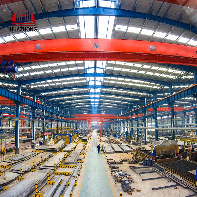 Low Cost Prefabricated Steel Warehouse & Workshop Buildings Industrial Shed & Carport Structure for School Application