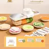 Cortador de verduras blanco de 3 cuchillas (con bandeja para verduras)
