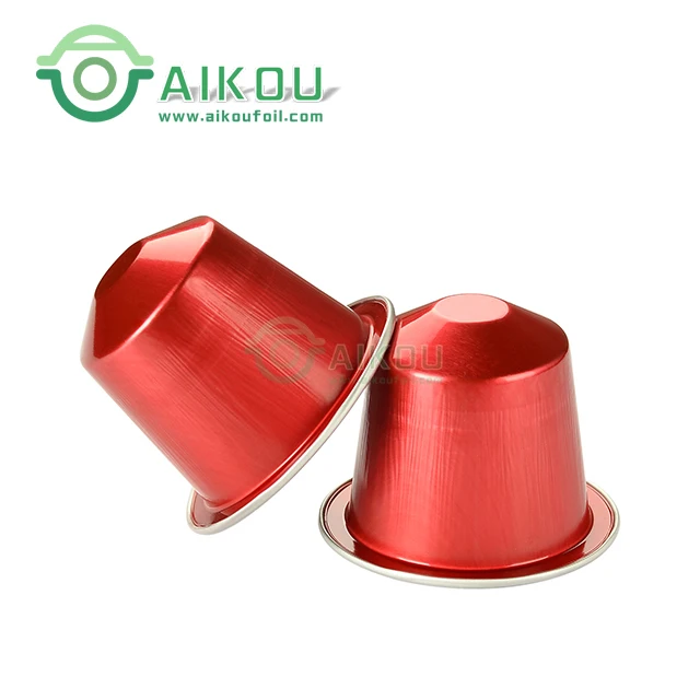 Алюминиевые капсулы для кофе эспрессо с наклейкой по заводской цене