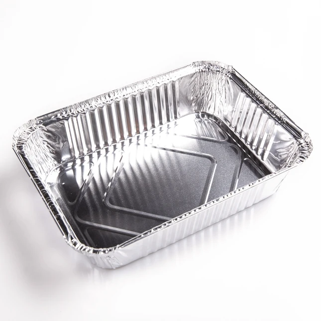 product tia ca61 factory direct supply edge anti cut design  insulated fast food container 1890ml foil container-2