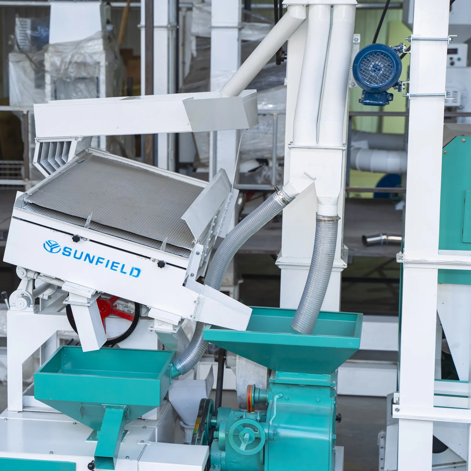 Automated Rice Bulk Industrial Heavy Duty Commercial Automated Rice Milling Machine for ...