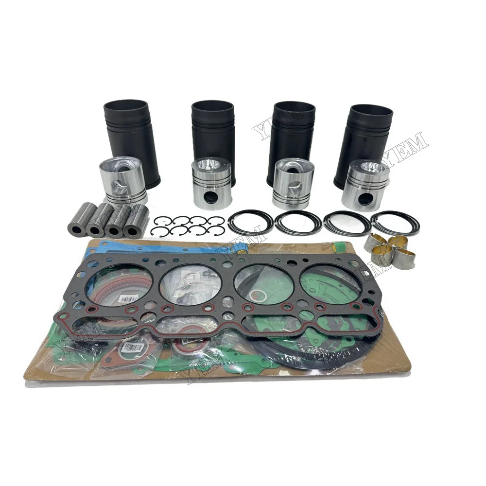 4D105 Overhaul Kit With Gasket Set Fits for Komatsu Engine Repair Kit 3