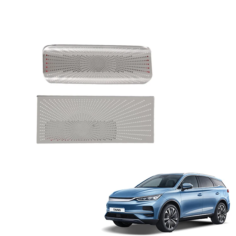 Under Seat Air Vent Cover for BYD Tang Accessories Stainless Steel Air Conditioning Outlet Cover Car Interior Accessory