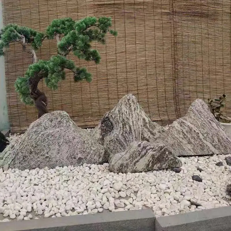 product modern garden rock large landscape rock custom size natural white granite for hotel landscaping design prices-9