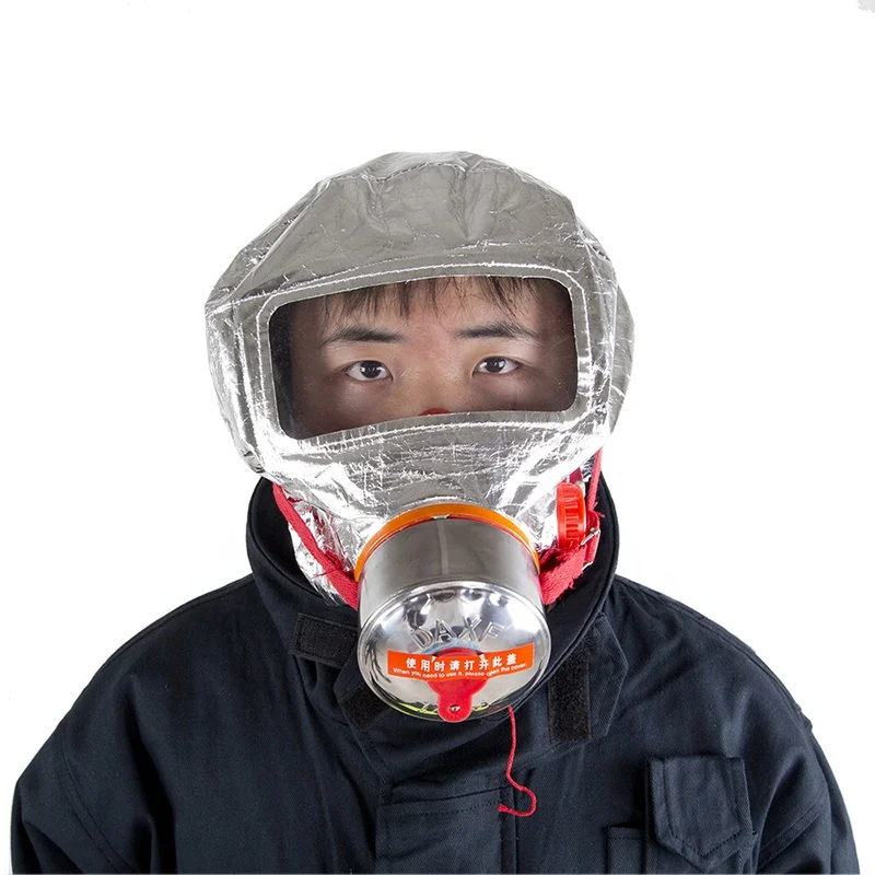 firefighting safety fire emergency escape hood smoking gas mask