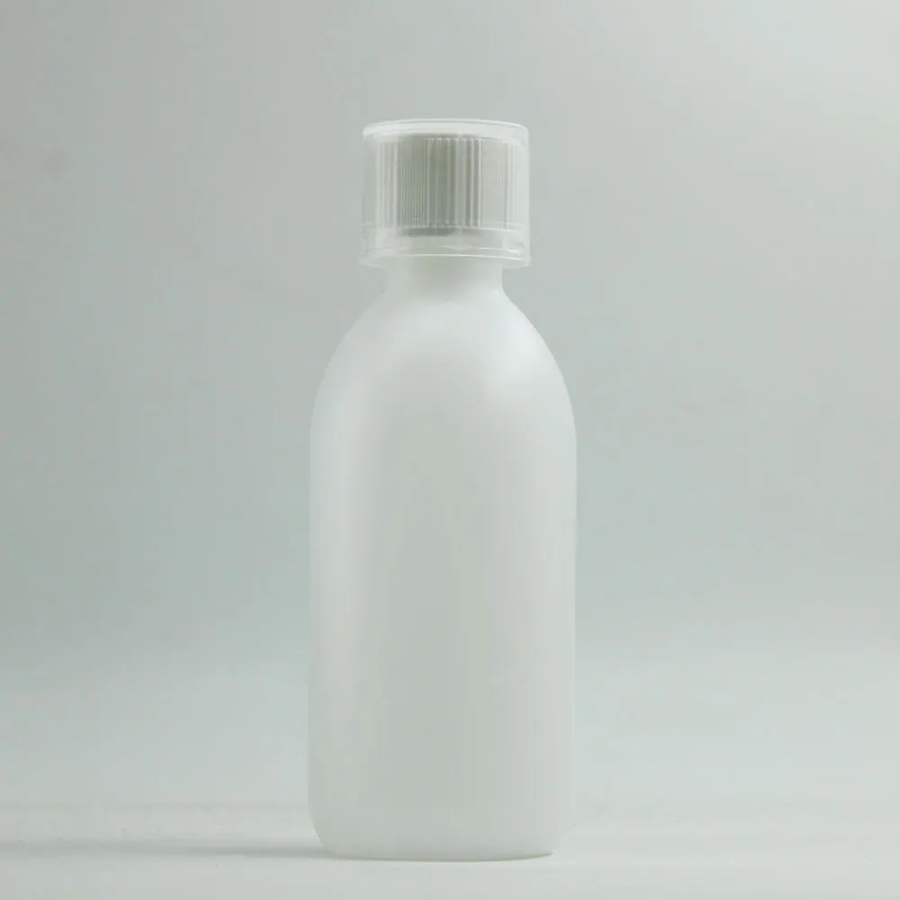 Full Sets 250ml 8oz Pharmaceutical Empty HDPE Toseina 2mg/ml Oral Solution Plastic Bottle With White Crc Lid and Label Box