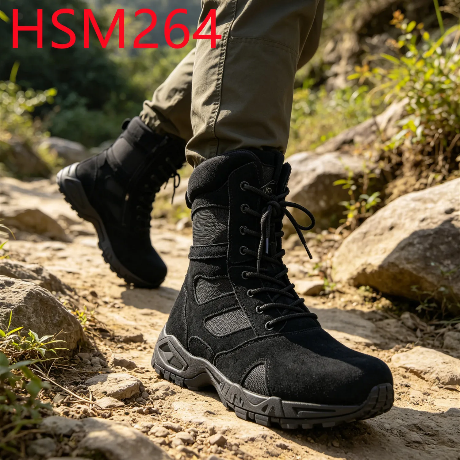 YYR,Comples Terrains Pressure Resistant Sole Tactical Gear Boots Simulation Training Zipper&Velcro Design Marching Boots HSM264 И то је било у првом периоду.