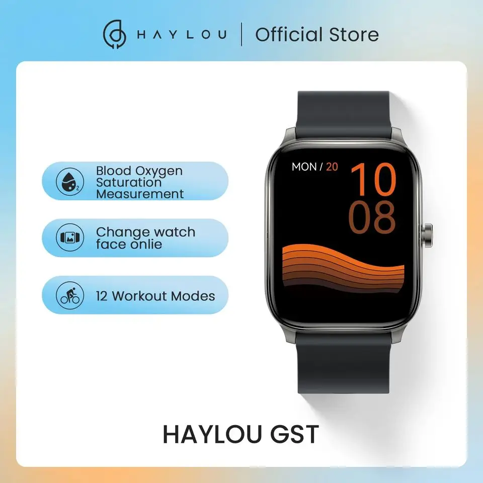 Gst Haylou Ls02 Change Watch Face Xiaomi Haylou Smart Watch Black