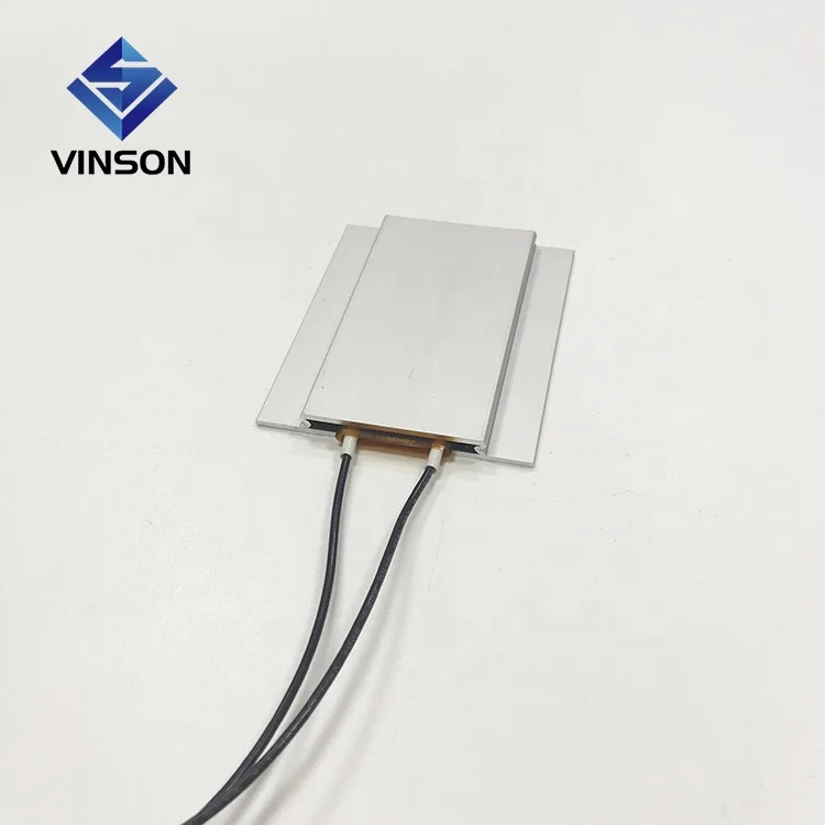Электрическая пластина нагревателя PTC, AC DC 24V 180C, керамический алюминиевый нагреватель с постоянной температурой и корпусом