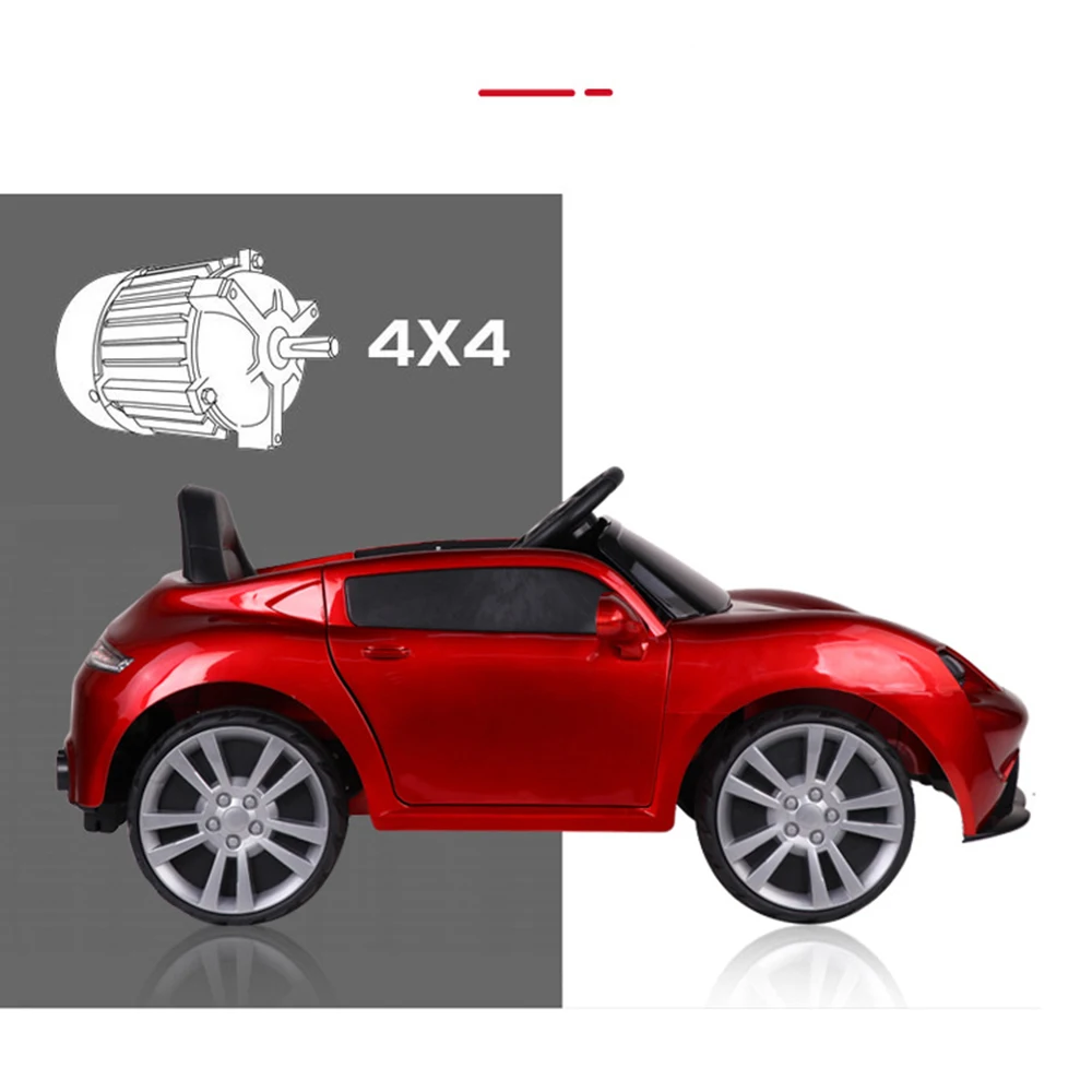 Classic Best-Selling Children's Electric Four-Wheel Dual-Drive Remote Control Ride-On Rechargeable Kid's Car