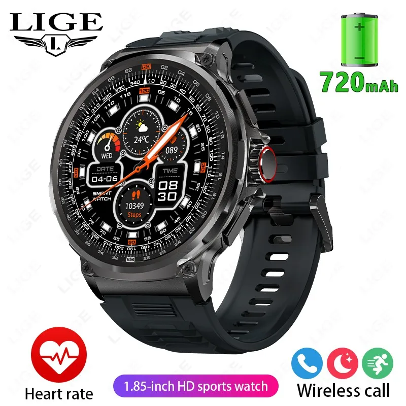 Para BW0657 IP67 710mAh 10 Dias de Duração da Bateria Relógio Inteligente Masculino para Fitness e Esportes com Caixa de Liga...