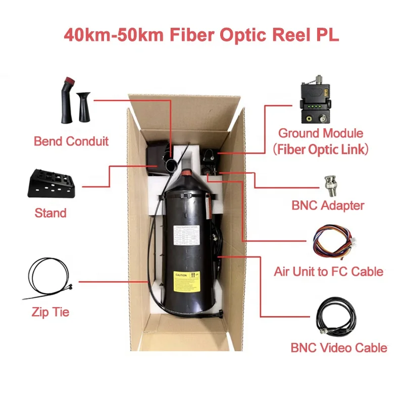 3km 5km 10km 15km 20km 30km 40km 50km Fiber Optic Reel Bucket Module Sky End Ground End Flight Distance 3-10km for FPV RC Drone Hf8660f1eeafe4a83a1ecf6718f532b45Y