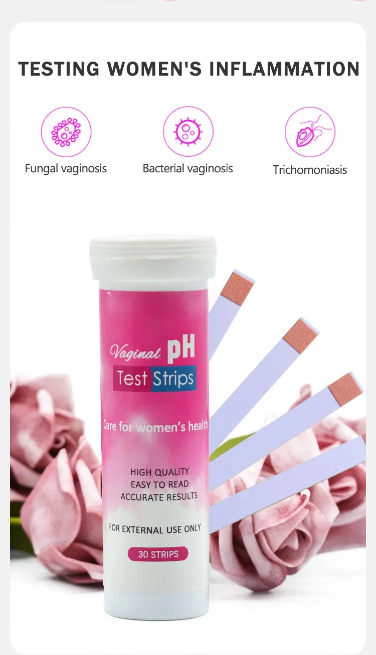 Women Vaginal Bvph Bacterial Vaginosis Test Card Bv Test Vagina