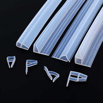 High Quality Transparent Modern Silicone Trim Strip Bath Shower Door Screen Seal for Bathroom
