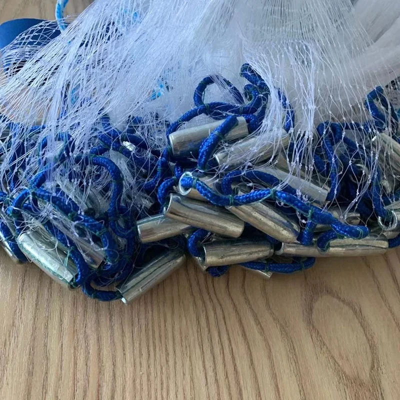 China Pesca Fishing 5 Feet 3/8 Inch Mesh Monofilament Throw Hand Cast Net Japan Style American Japanese with Zinc Sinker China Pesca Fishing 5 Feet 3/8 Inch Mesh Monofilament Throw Hand Cast Net Japan Style American Japanese with Zinc Sinker