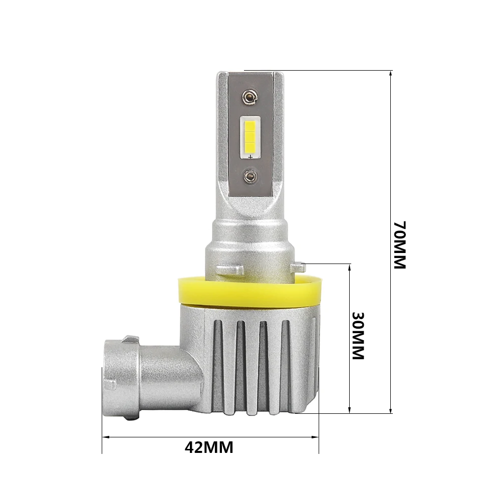 Auto Lighting System High Lumen Car Led Bulb H11 H1