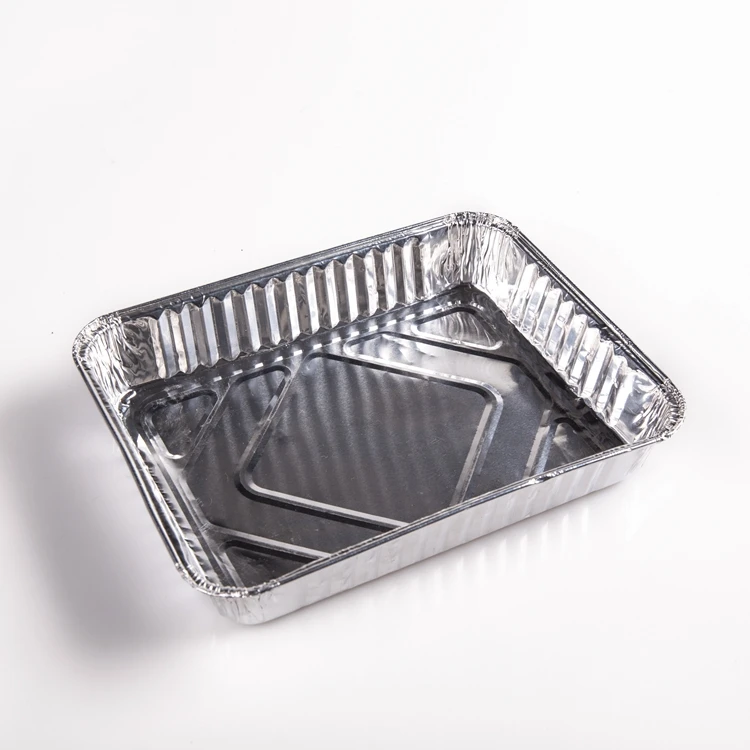 Wholesale Hot Sale TIA CB47 Oil-Resistant Waterproof Stable Load-Bearing Isothermal Food Aluminum Foil Container 8.5 Inch