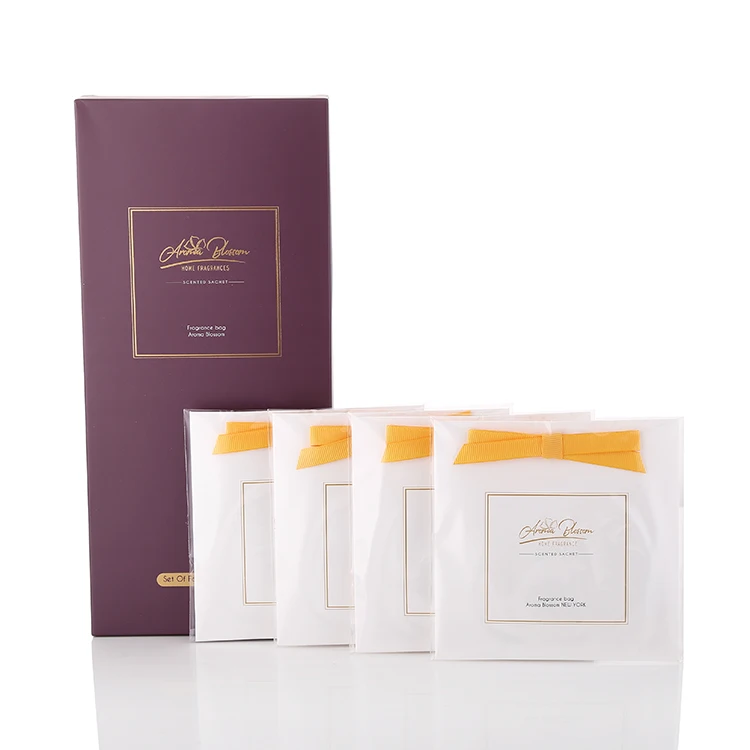 Hot-selling High-end Long-lasting Scented Sachet Incense Hanging Clothe air Freshener Fragrance Hanging Sachets