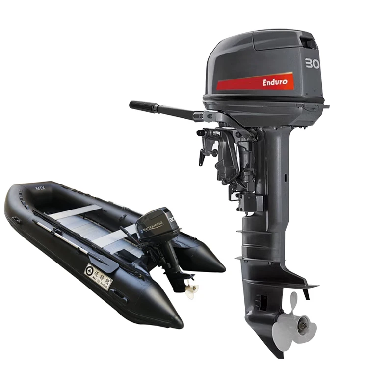 New 15hp to 75hp 2-Stroke Outboard Marine Motor Long or Short Shaft Gasoline Fuel