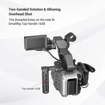 Smallrig Lightweight Top Plate for Sony Fx6 Camera, Compatible with Original Handle, Cable Clamp & Focus Knob -3186 detail image