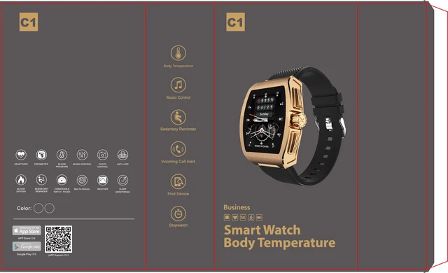 C1 smart watch discount app