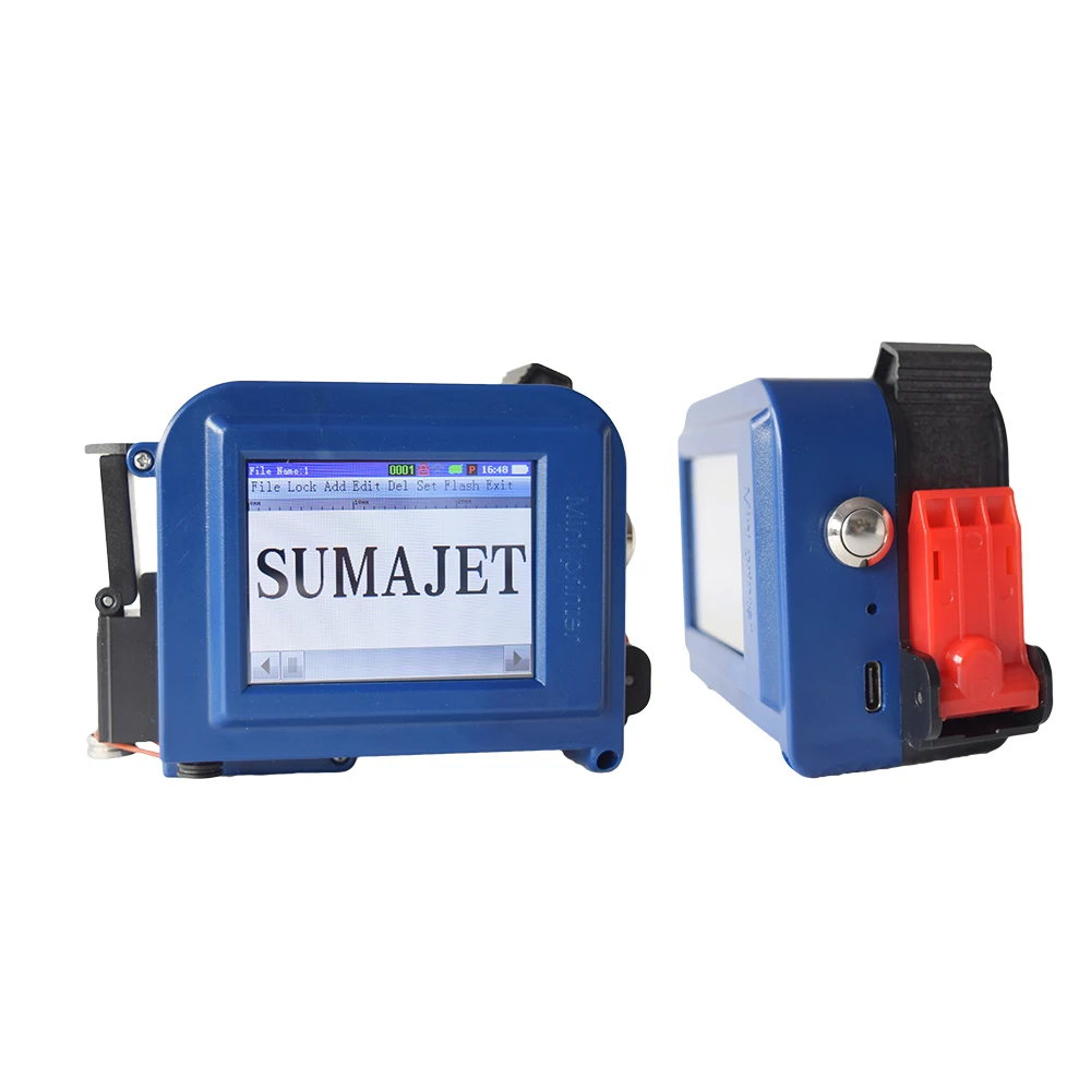Portable Mini Handheld Inkjet Printer by SuMa Technology 600dpi Resolution Batch Code Printer for Tube for Flex Material