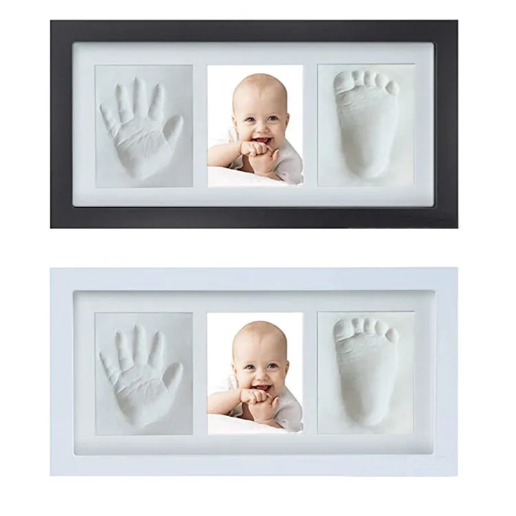 Kits De Pieds Et Mains De Bebe Kit D Enregistrement De Photos En Argile Non Toxique Pour Montage Mural Et Decor De Montage De Bureau Cadeaux De Fete Parfaits Buy Bebe Main Et Empreinte