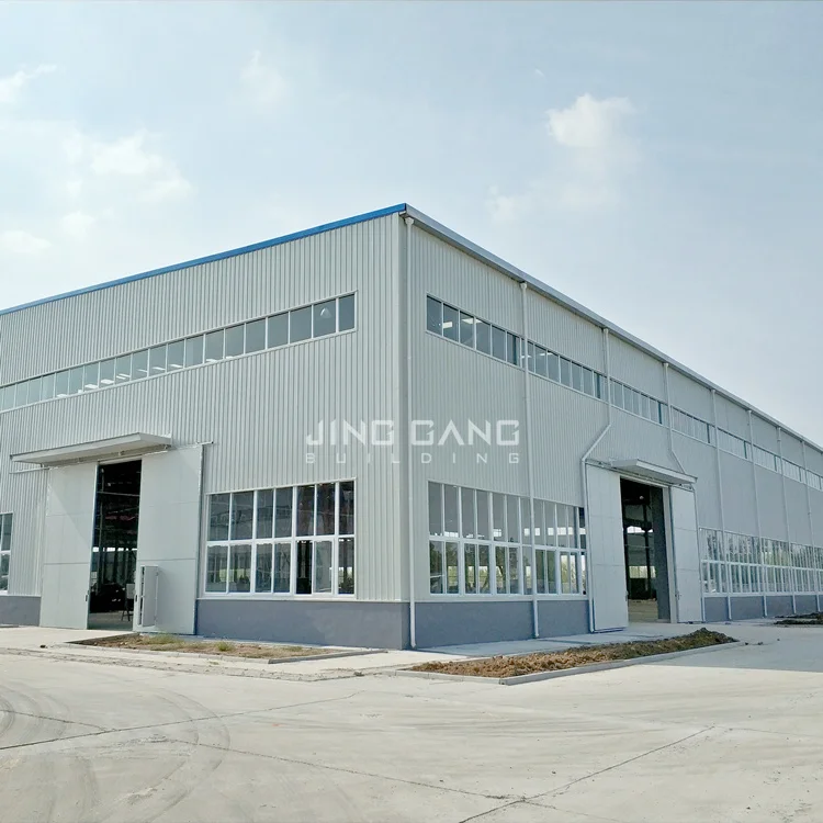 Portal Frame Prefabricated Customized Light Steel Structure Warehouse Workshop for Metallic Building