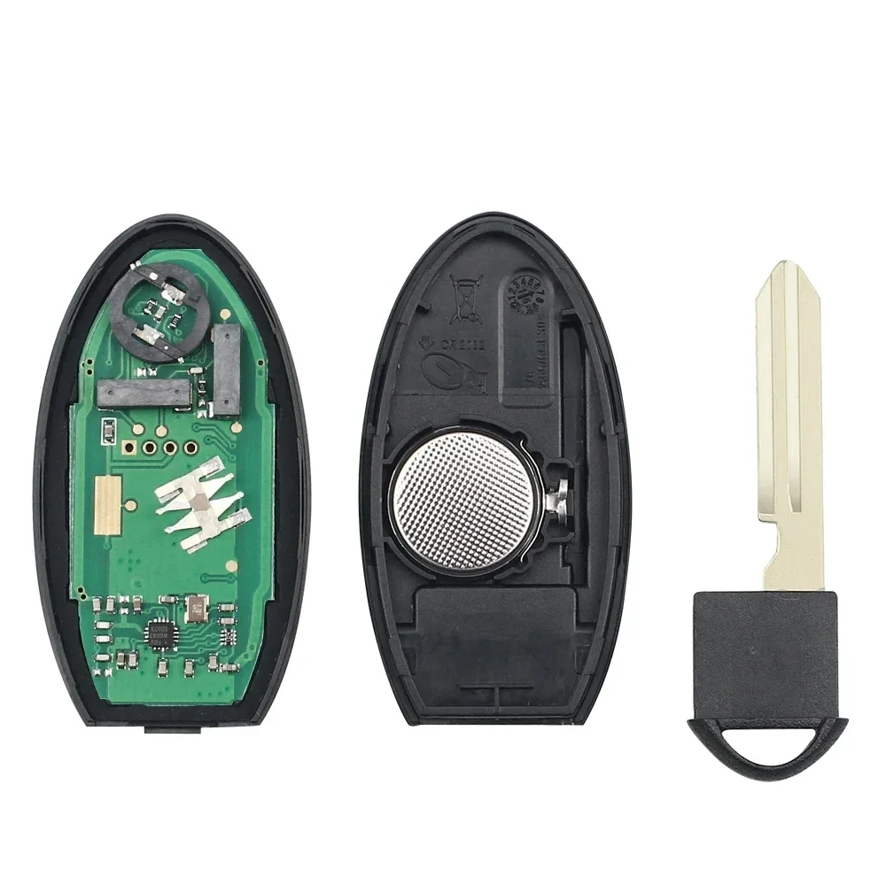 2/3 Button Smart Remote Key for Nissan Qashqai J11 X-Trail T32 S180144102 434MHz  4A Chip