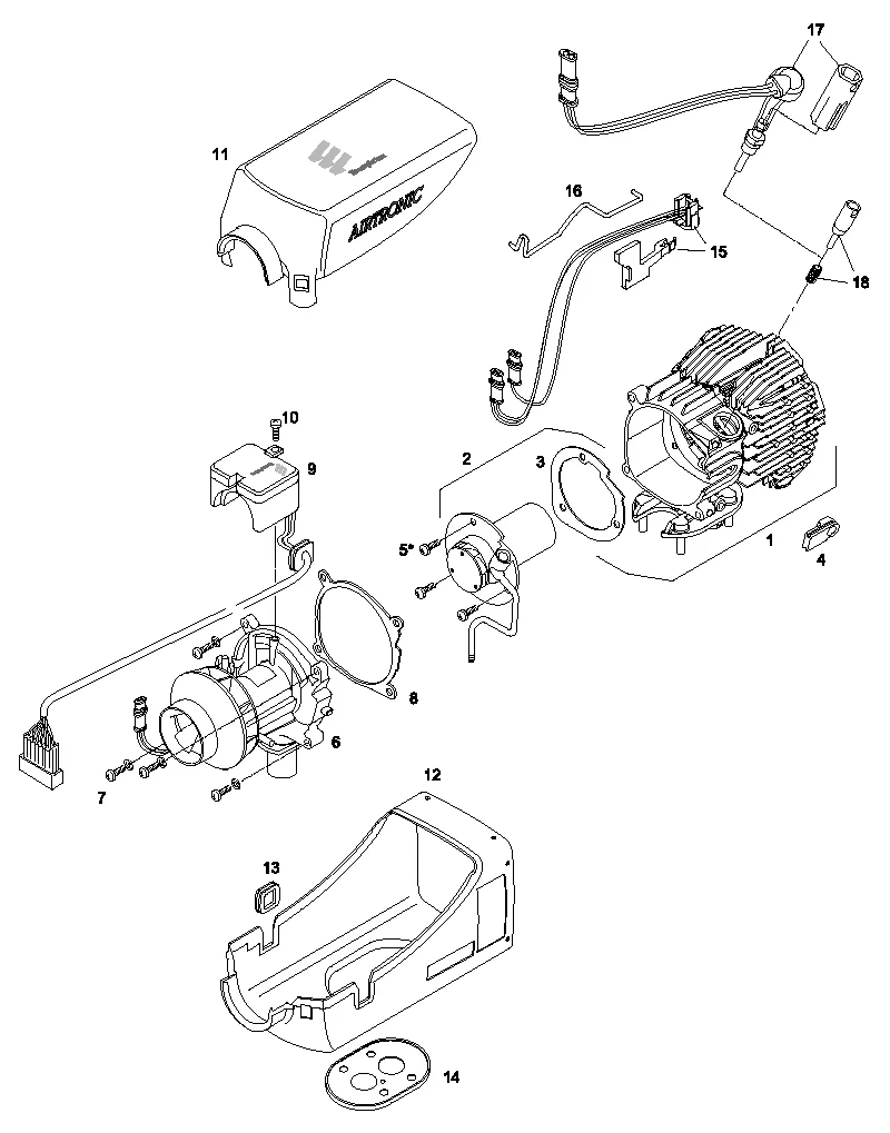 Схема подключения airtronic d2 12v