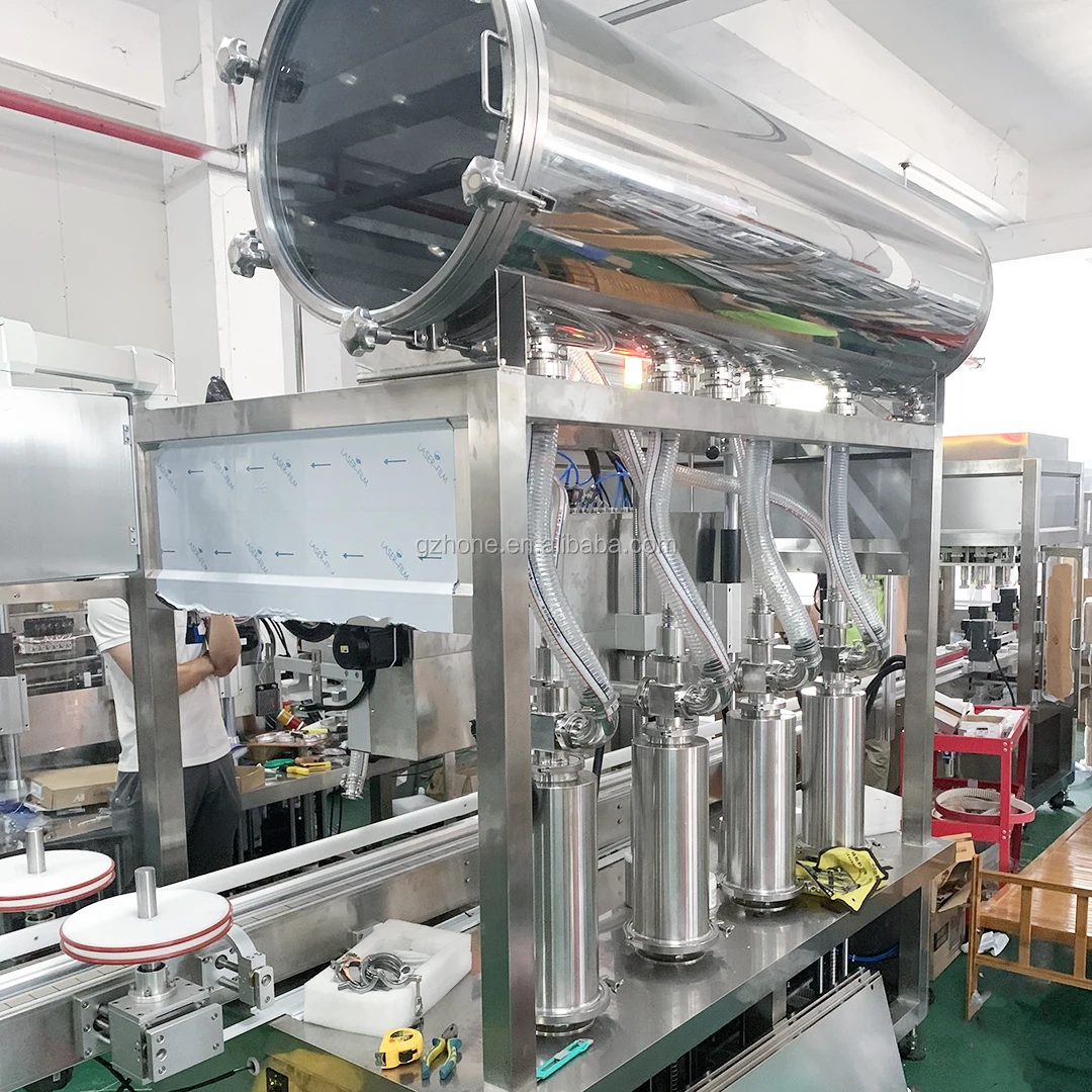 Высокоскоростная машина Hone для розлива жидкости с поршневой головкой, двухсторонняя автоматическая машина для розлива жидкого моющего средства