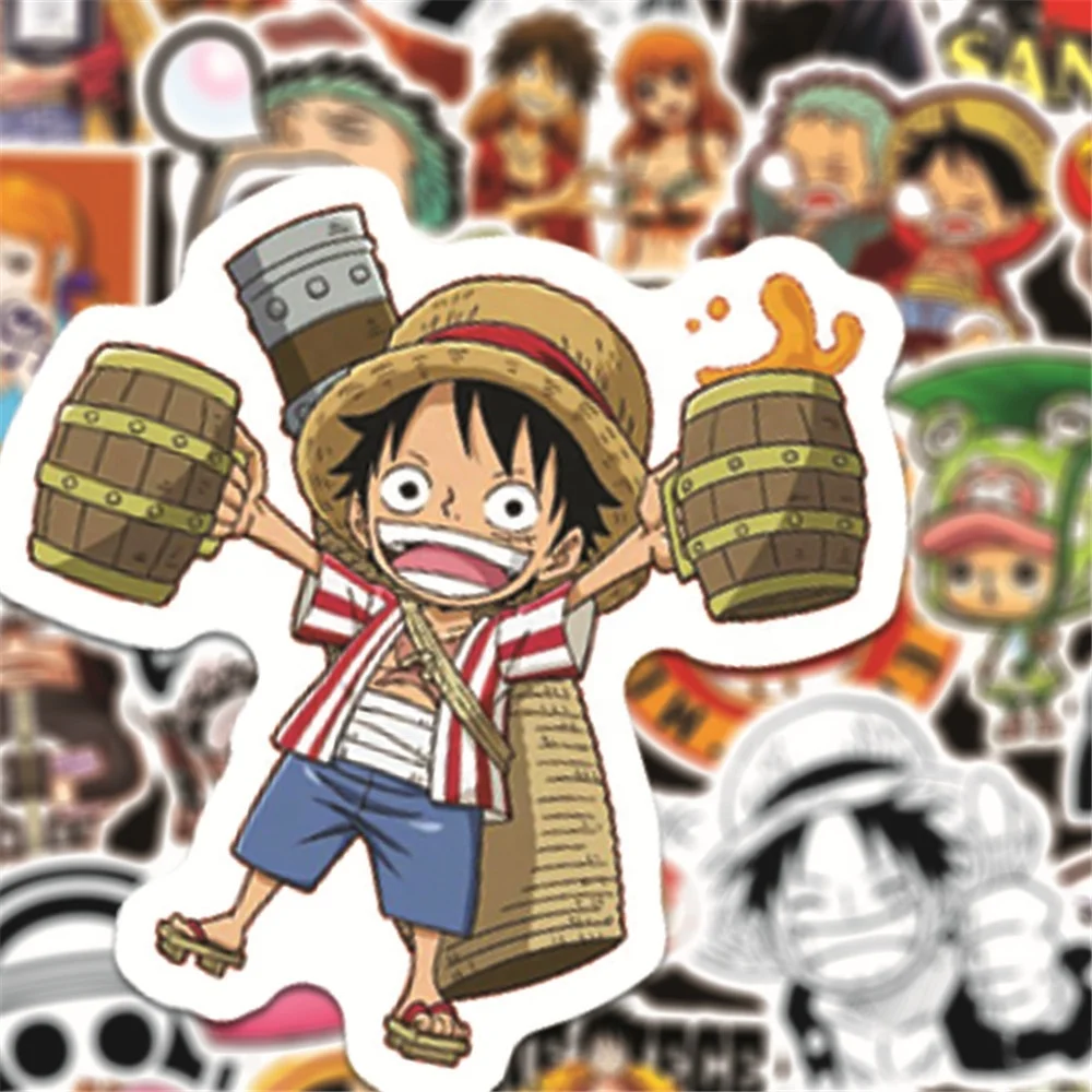 One Piece Luffy Zoro Anime Sticker 50PCS/Set - China One Piece and Anime  Online Wholesale price