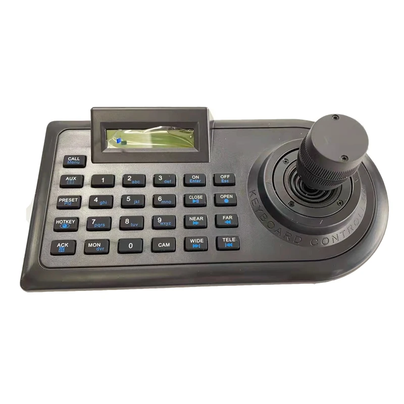 PTZ Keyboard Vehicle 4D PTZ Joystick CCTV Keyboard 3D Joystick Keyboard Analog Camera PTZ Controller for Coxcial Camera