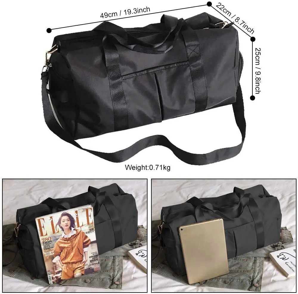 Custom Fashion Gym Duffle Bag Dry Wet Separated Gym Sport Duffle Bag