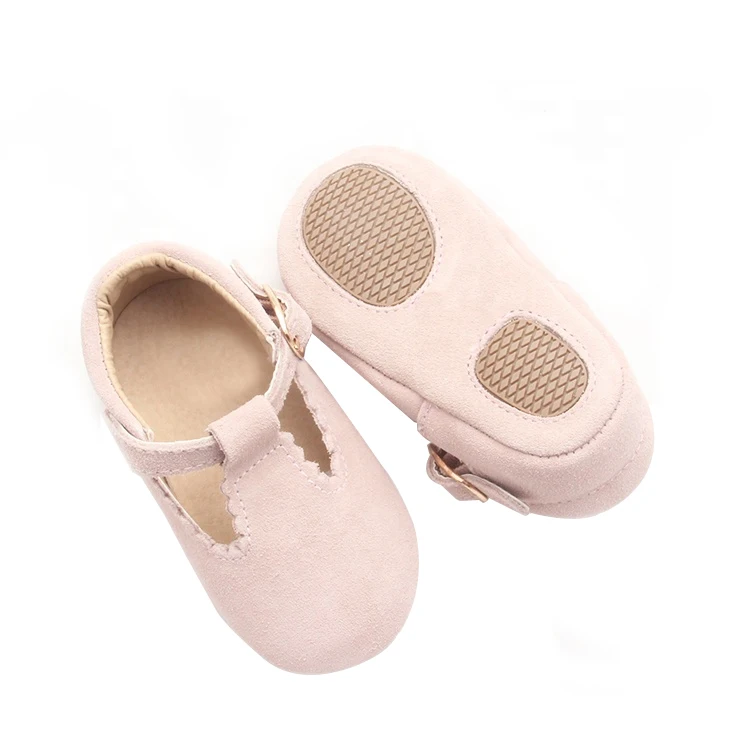 Wholesale Infant Walking Shoes Custom Genuine Leather T-bar Girls Dress Shoes