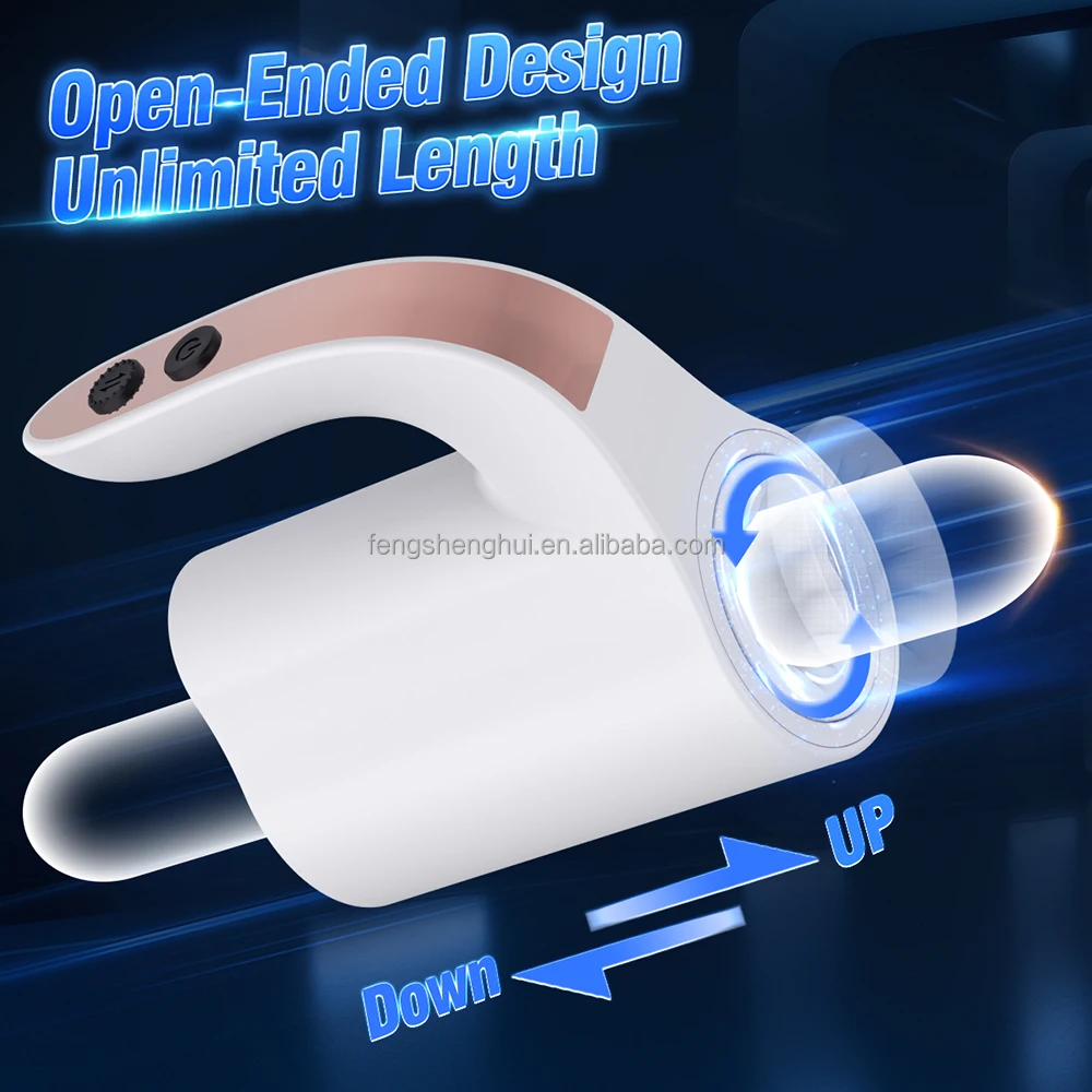 Portable Dual-Channel USB Male Masturbator Automatic Telescopic Vagina  Machine with Airplane Cup TPE Material Sex Toy for Men